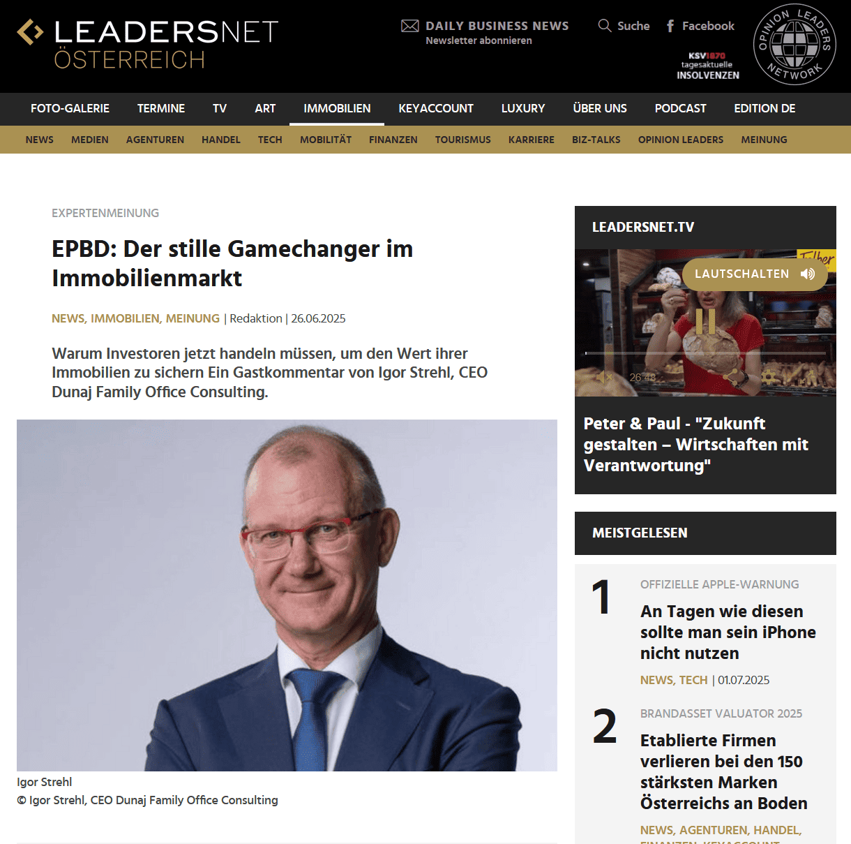 EPBD: Der stille Gamechanger im Immobilienmarkt 